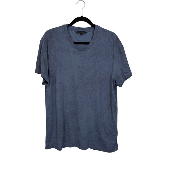 John Varvatos Hillsboro T-Shirt Mens L Cosmos Blue Crew Neck Short Sleeve Casual - Picture 1 of 6